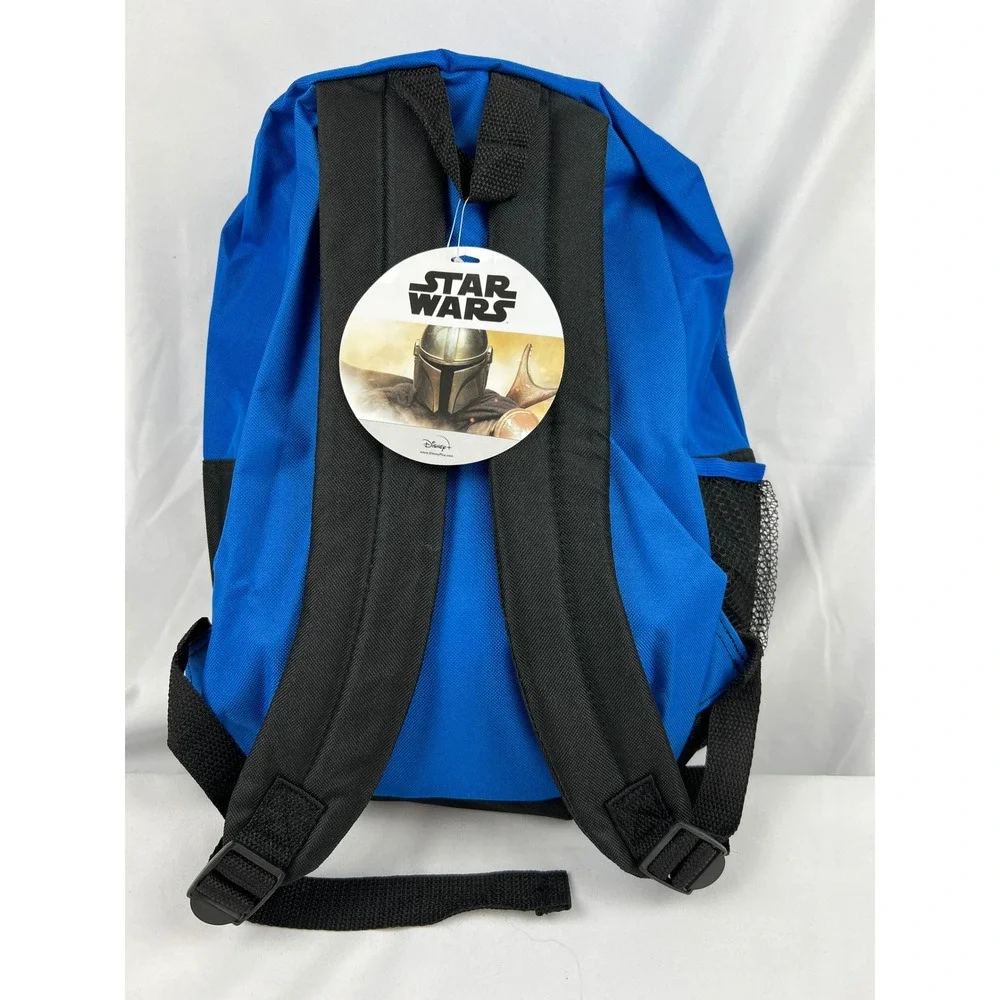 Star Wars The Child Backpack Kids One Size Grogu Mandalorian Blue NWT